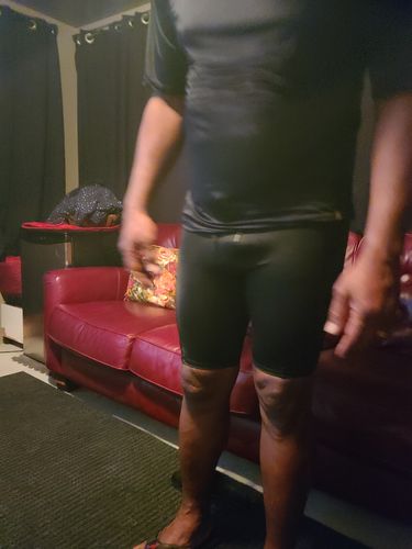 Customer photo review of Quick-Drying Compression Shorts For Men