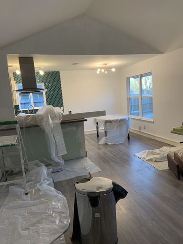 Customer photo review of 6-Light Sputnik Sphere Semi Ceiling Light