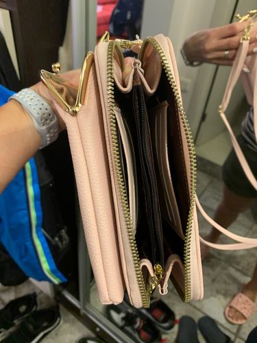 Customer photo review of Women Phone Bag Solid Crossbody Bag [Limited time offer: Buy 2 Save More 15%]