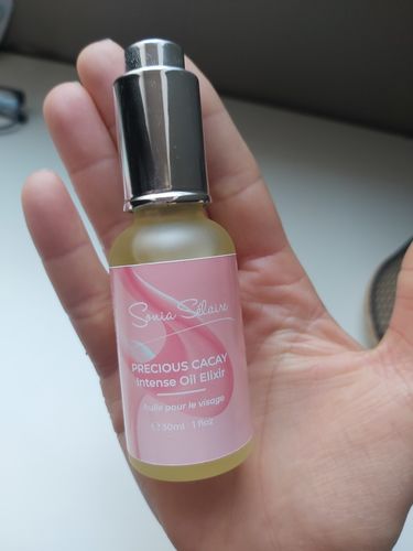 Customer photo review of Huile élixir de nuit Precious Cacay Intense