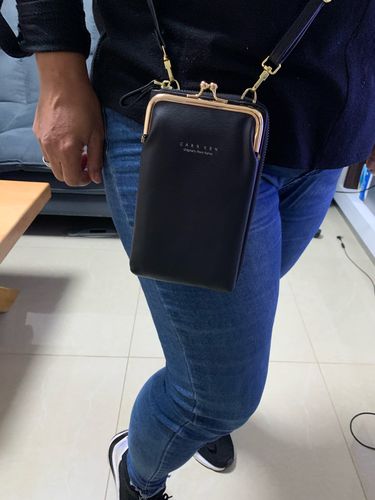 Customer photo review of Women Phone Bag Solid Crossbody Bag [Limited time offer: Buy 2 Save More 15%]