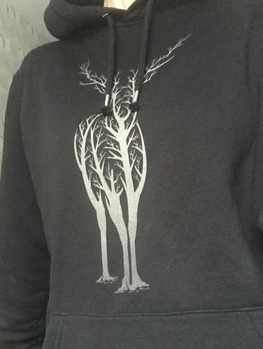 Customer photo review of HIRSCH ÄSTE - BIO  - Unisex Hoody (PREMIUM)