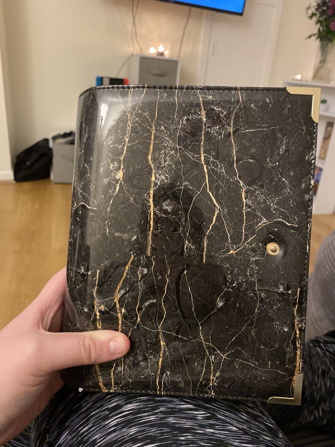 Customer photo review of Black Marble Organiser Shell