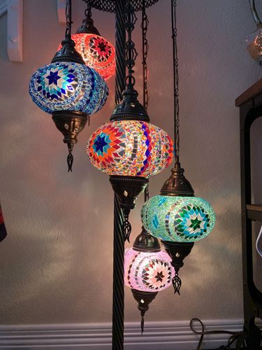 Customer photo review of Handmade Mosaic Globe Lamp (ORDER NOW FOR GUARANTEED BEFORE CHRISTMAS DELIVERY)