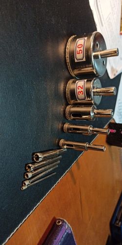 Customer photo review of Kit 10 Bicos de Serra - Diamantada