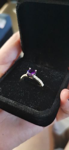 Customer photo review of 1ct Porto Engagement Ring