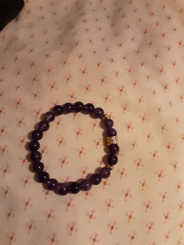 Customer photo review of BRACELET AMÉTHYSTE "No Stress"