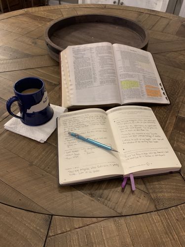 Customer photo review of Daily Kairos Prayer Journal