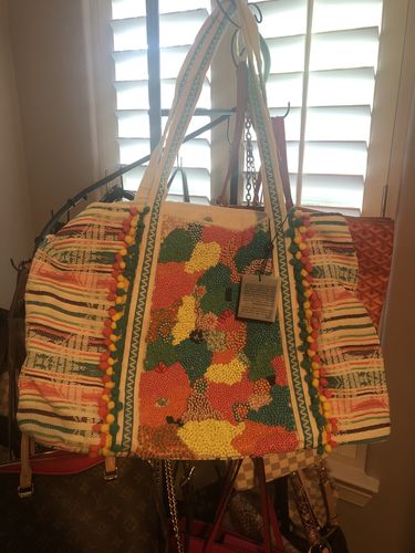 Customer photo review of Coral Reef Embellished Tote