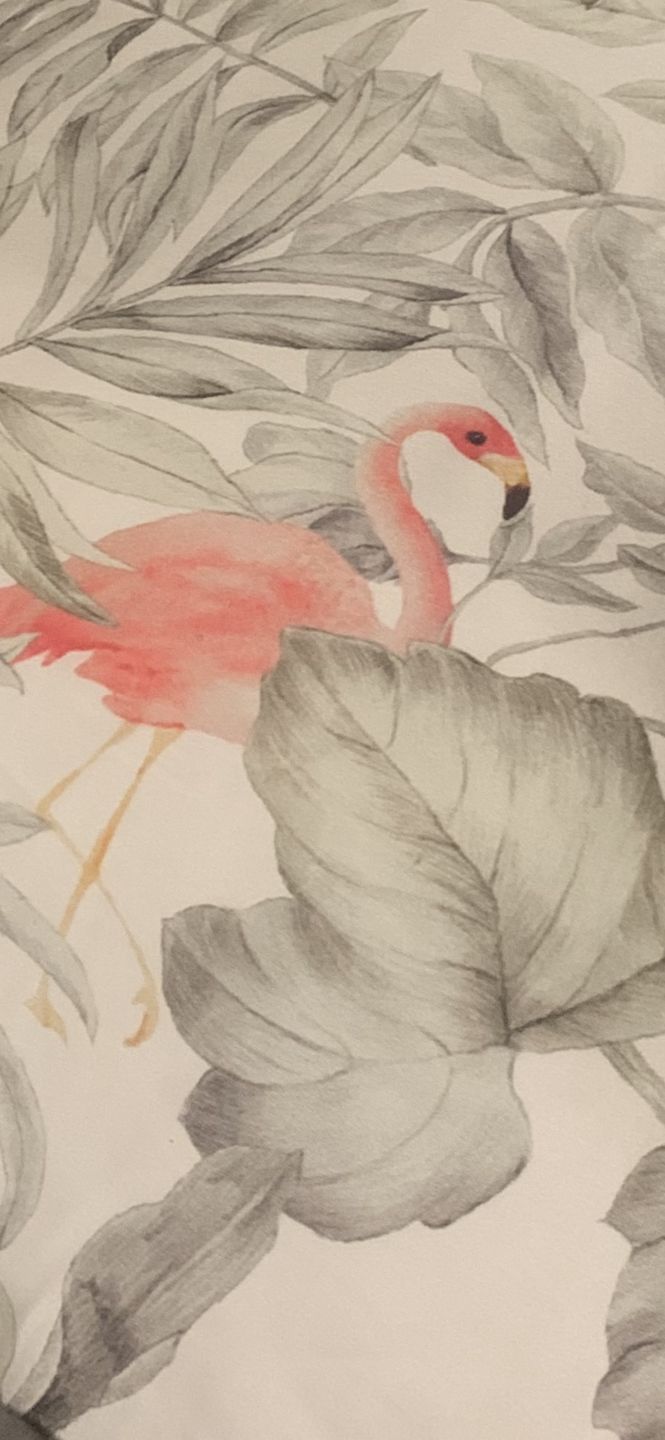 Customer photo review of Flamingos Pure Silk Pillowcase