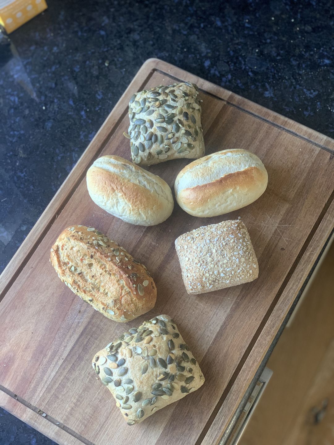 Customer photo review of Potato Carrot Rolls (5 pack)