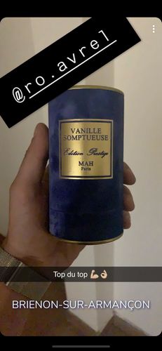 Customer photo review of Parfum Vanille Somptueuse Edition Prestige - M.A.H 50 ML