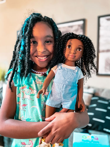 Customer photo review of Healthy Roots Doll: Zoe