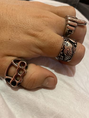 Customer photo review of KOI FISH RING