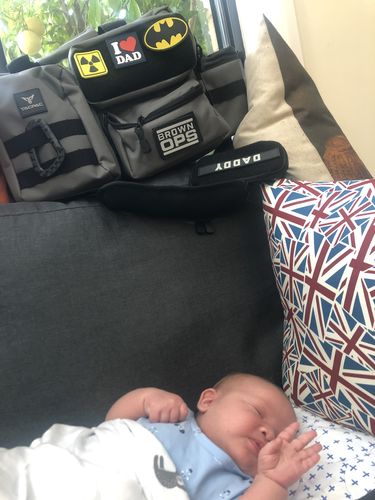 Customer photo review of Brown OPS PVC Patch