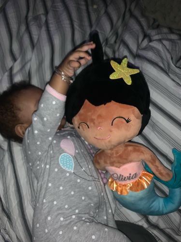 Customer photo review of Personalized Mermaid Leyadoll with Gift Bag - 2 Skin Tones