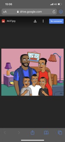 Customer photo review of Caricature cartoon dessinée à la main: en mode jaune