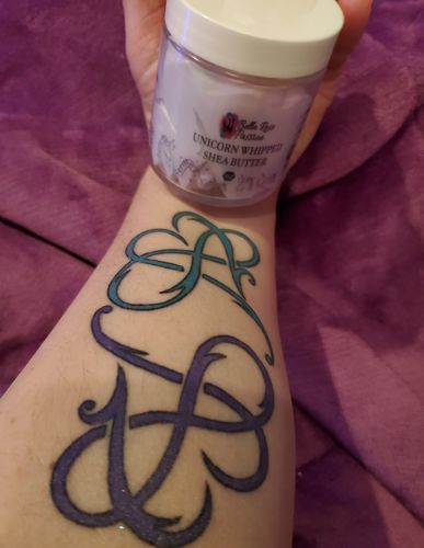 Customer photo review of Unicorn Lip Balm