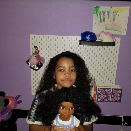 Customer photo review of Healthy Roots Doll: Zoe (Pre-Sale Batch #2)