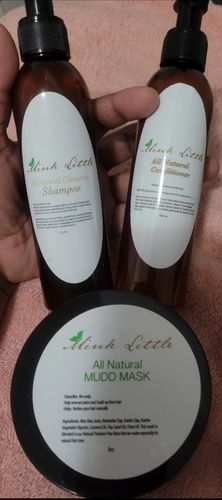 Customer photo review of All Natural Hair Growth kit
