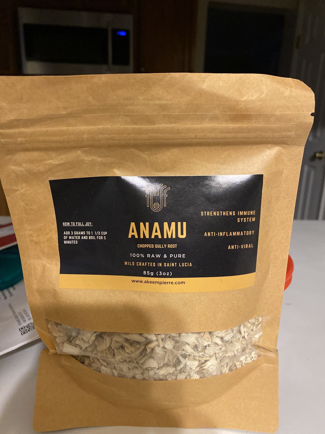 Customer photo review of Anamu Root (Gully root)