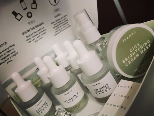 Customer photo review of Teamon brightening set