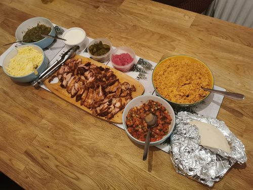 Customer photo review of Boojum Mexican Fajita Meal Kit For 4 People