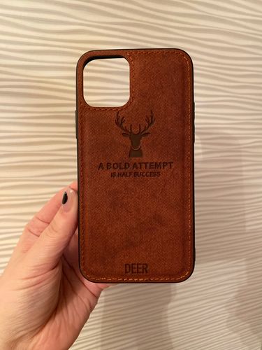 Customer photo review of Silicone Fabric Cloth Deer Case for Iphone(BUY 2 GOT 10% OFF, 3 GOT 15% OFF）