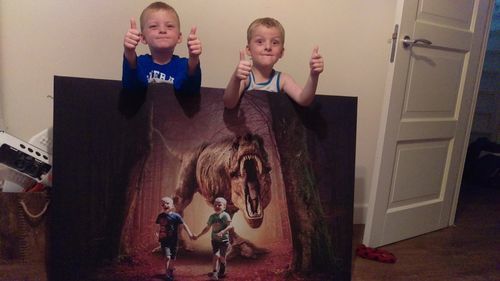 Customer photo review of Running Dino