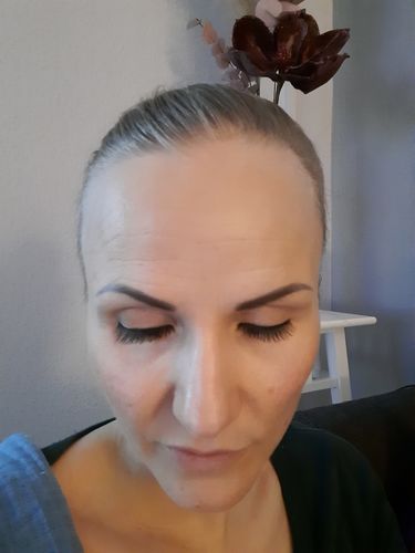 Customer photo review of Magic Lashes Daily Use Bundle