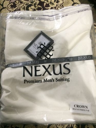 Customer photo review of Crown Fine Quality Wash and Wear ( Unstitched ) Delicate White