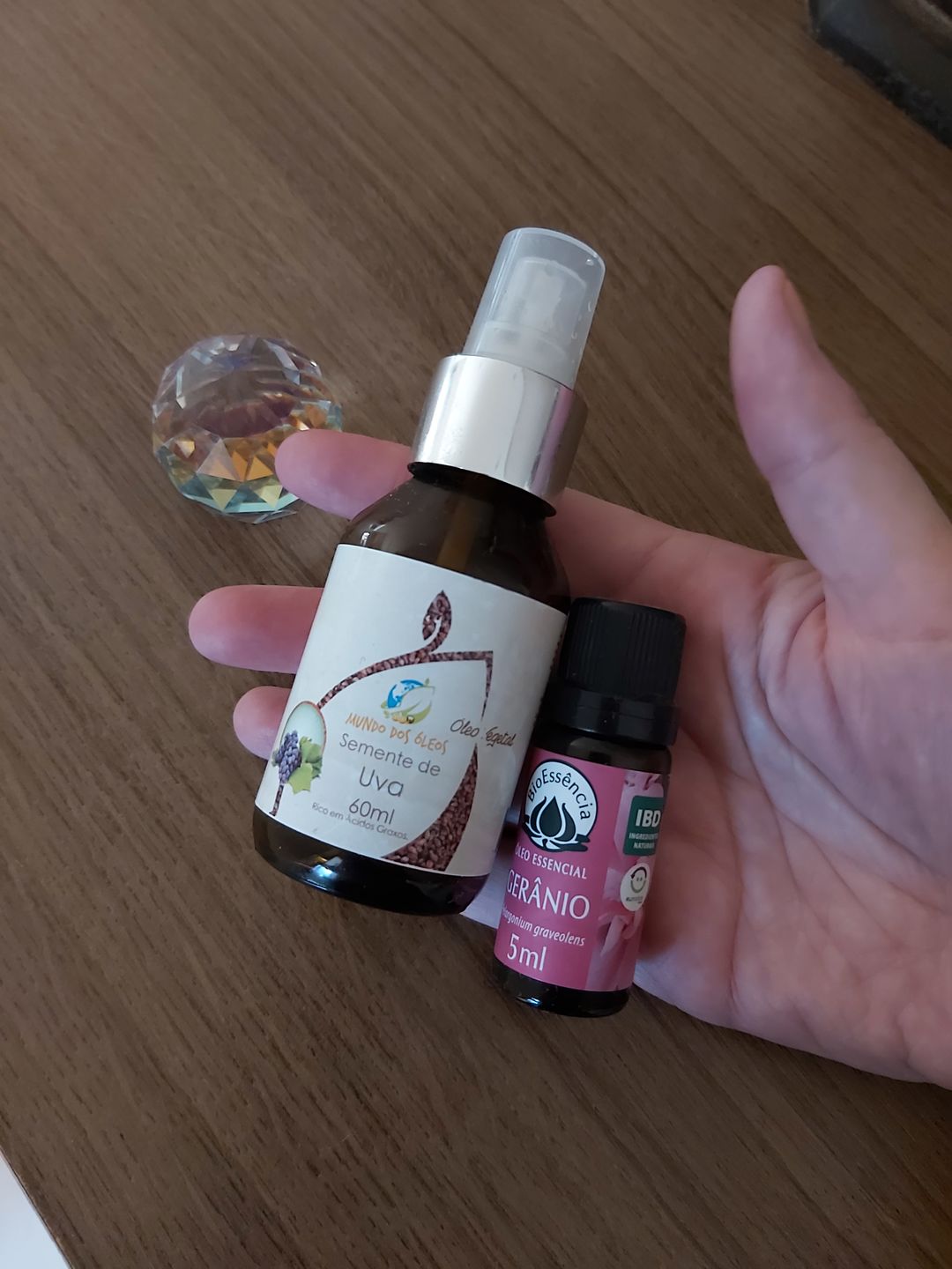 Customer photo review of Óleo de Semente de Uva