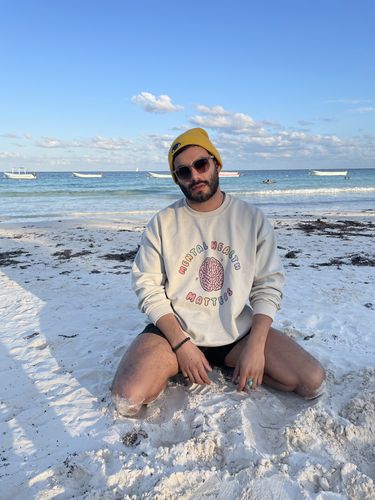 Customer photo review of Mental Health Matters (Brain) -- Sweatshirt