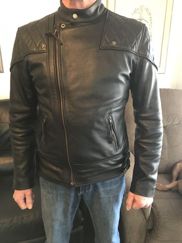 Customer photo review of Thick motorcycle leather