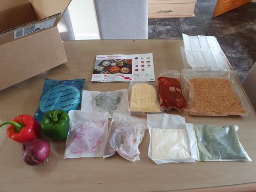 Customer photo review of Boojum Mexican Fajita Meal Kit For 4 People