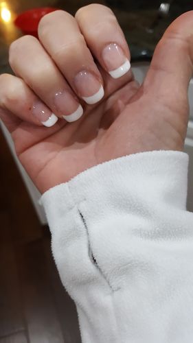 Customer photo review of Dip Powder Nail Liquid Set Glue Kit GL401