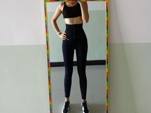 Customer photo review of Waist Shaper Leggings 2-in-1
