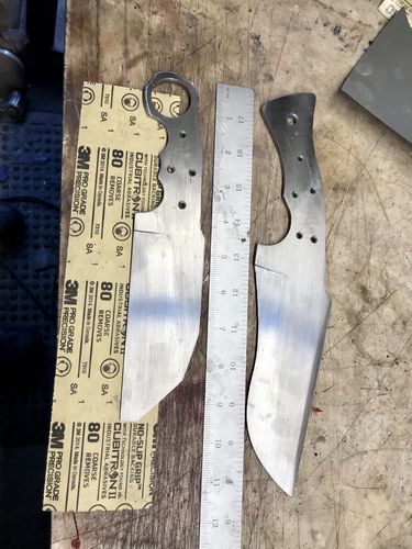Customer photo review of 2 x 72 Inch EdgeCore Premium Ceramic Grinding Belts