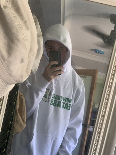 Customer photo review of MOW GRASS EAT ASS