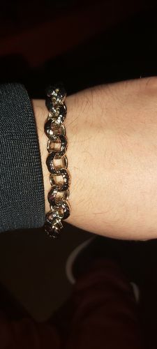 Customer photo review of PATTERNED BELCHER 12MM SET (WHITE GOLD)
