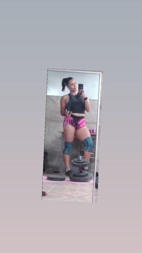 Customer photo review of Rodilleras ORX Print Turquesa