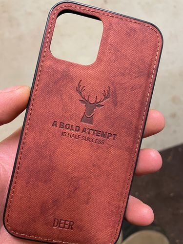 Customer photo review of Silicone Fabric Cloth Deer Case for Iphone(BUY 2 GOT 10% OFF, 3 GOT 15% OFF）
