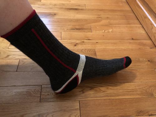 Customer photo review of J.B. Field's "Mesh Air GT" Merino Wool Hiking Sock