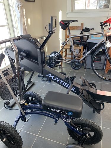 Customer photo review of Murtisol Air Resistance Rowing Machine Air Rower