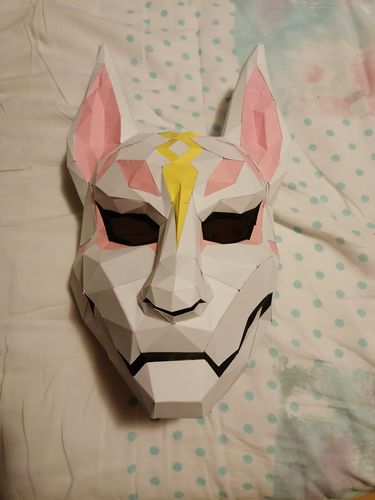 Fortnite Masque Drift - 3D Papercraft DIY - Télécharger PDF