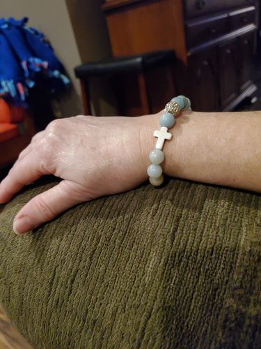 Customer photo review of Thou Art with Me ' - Amazonite