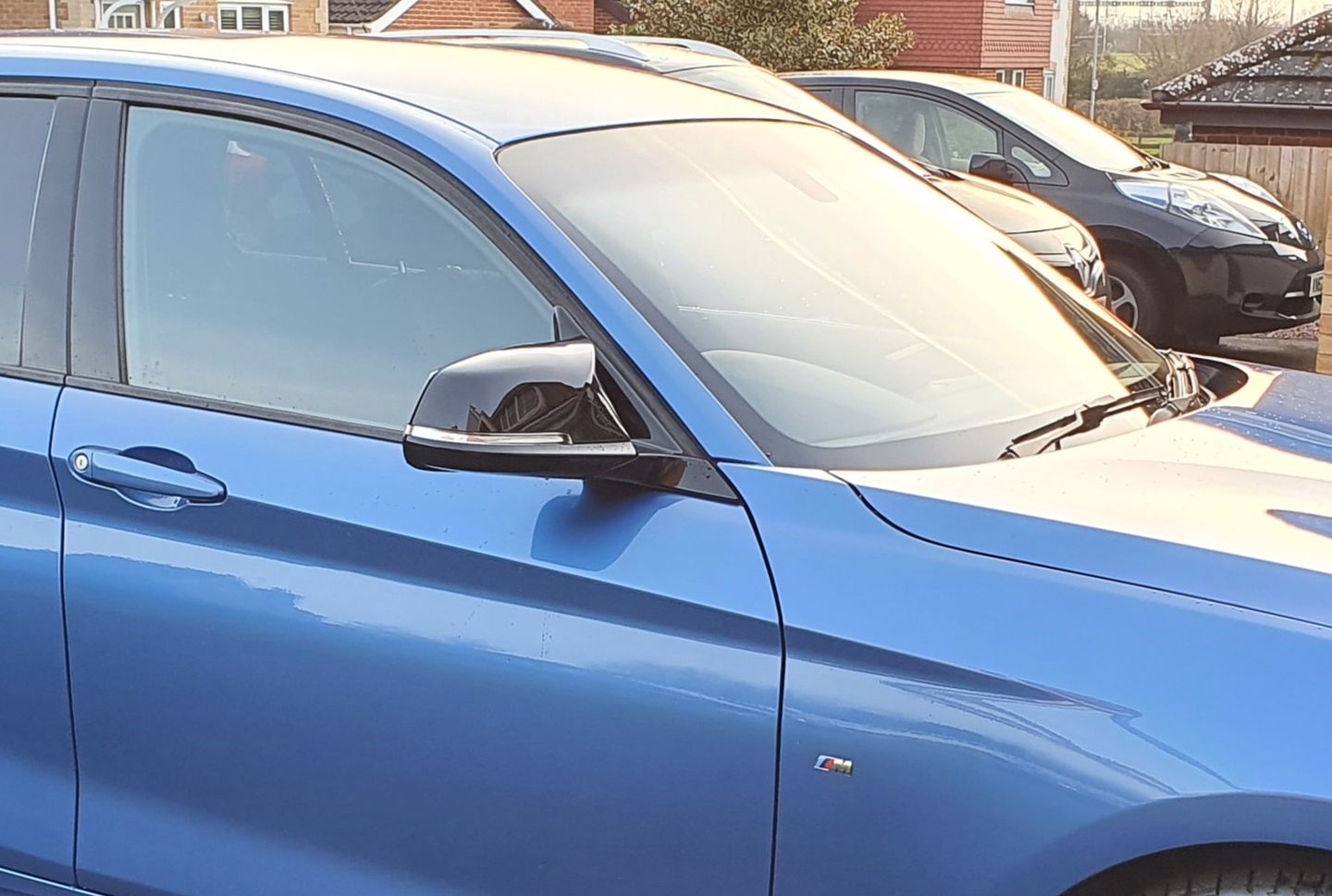 Customer photo review of MHC Black BMW M Style Wing Mirror Replacement Covers In Gloss Black