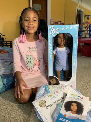 Customer photo review of Healthy Roots Doll: Zoe