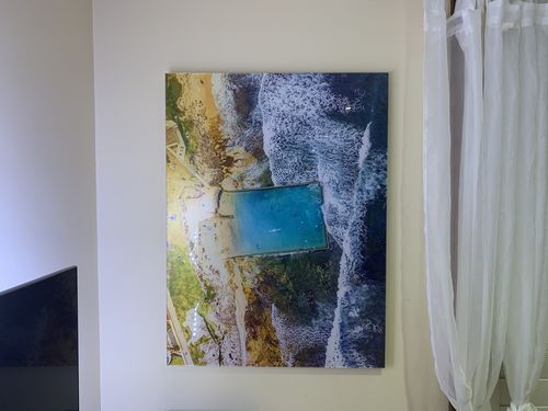 Customer photo review of Acrylic Mounting Panel - 60 x 90 cm