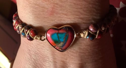 Customer photo review of LEIDENSCHAFT-HERZ-FREUNDSCHAFTS-ARMBAND